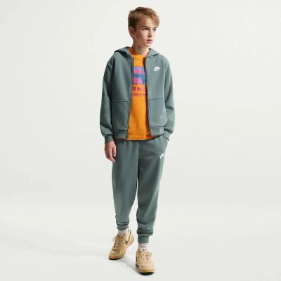 Kinder Unterjacke K NSW CLUB FT HD FZ LS LBR in weiß