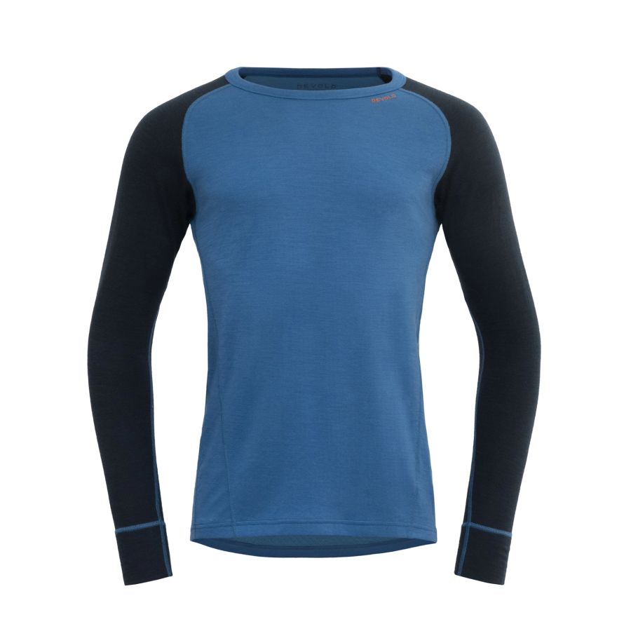 Devold Herren Blau Duo Active Merino 205 Shirt Man