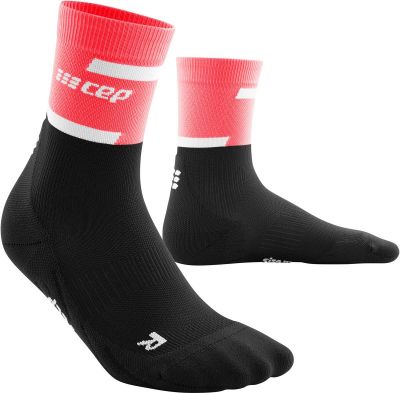 CEP Damen the run socks, mid cut, v4 in pink