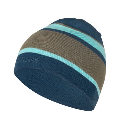 Kids Nordland Cap in - pine green/arctic blue/mystic blue