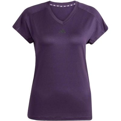 Damen Shirt AEROREADY Train Essentials Minimal Branding V-Neck in grau