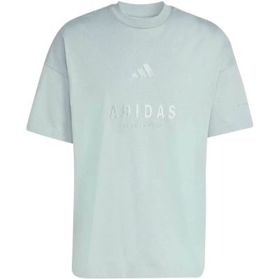 Herren Shirt ALL SZN mit aufgestickter Grafik in grün
