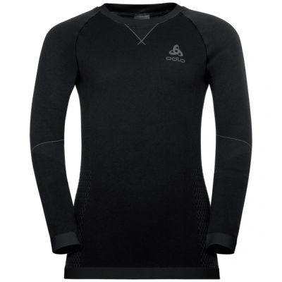 SUW TOP Crew neck l/s PERFORMA in 60056 black - odlo graphite gr