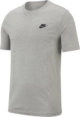 NIKE Herren CLUB TEE in silber