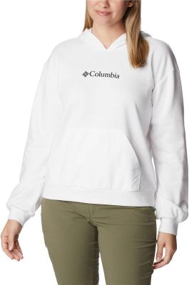 COLUMBIA Columbia Logo III French Terry Hoodie in weiß