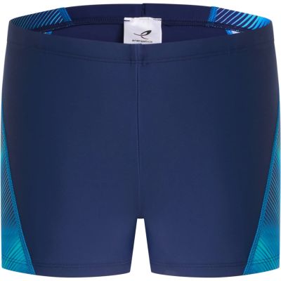 Kinder Badehose Ju.-Badehose Port Trunks III B in 903 navy dark/aop/blue a