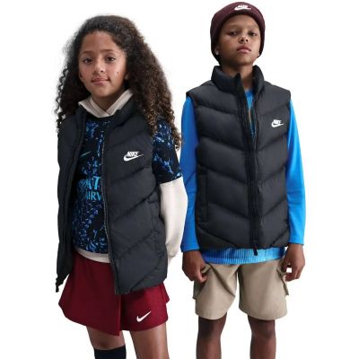 Kinder Weste Sportswear All Day Play in schwarz