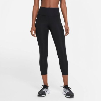 NIKE Damen DF FAST CROP in weiß