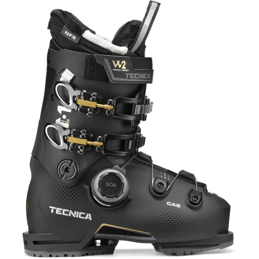 Tecnica Damen Schwarz Skischuhe Mach Boa Hv 95 X W Gw, Gr. 23,5 - Image 2