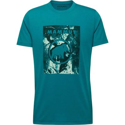 Herren Shirt Trovat T-Shirt Mammut in blau