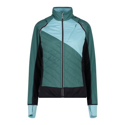 WOMAN JACKET WITH DETACHABLE SLEEVES in 811 agave