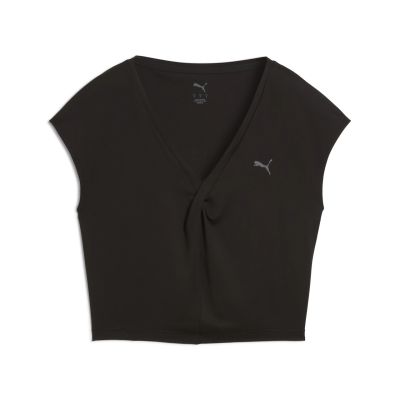 MOVE CLOUDPSUN TWIST TEE - REGULAR LENGTH in schwarz