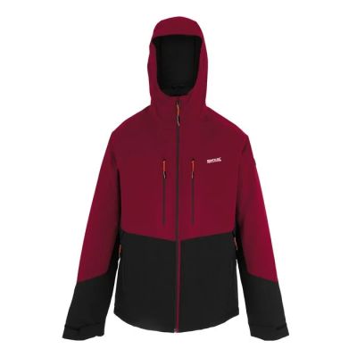 REGATTA GREAT OUTDOORS HightonStrPdJkt in zr0 dkmaroon/blk