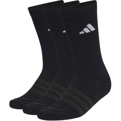 Herren Socken DÄMPFENDE SPORTSWEAR CREW 3er-Pack in schwarz