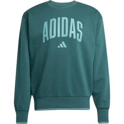 Herren Sweatshirt College Style in grün