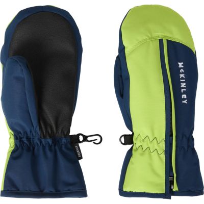 Kinder Handschuhe K Adriel II in 914 green lime/navy dark