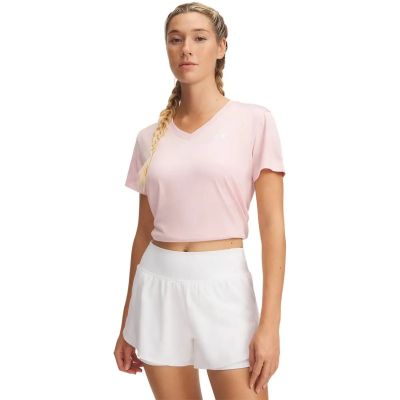 Damen Shirt TECH SSV- TWIST in pink