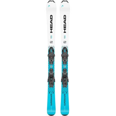 Kinder All-Mountain Ski Supershape Team Easy + JRS 4.5 GW C in weiß