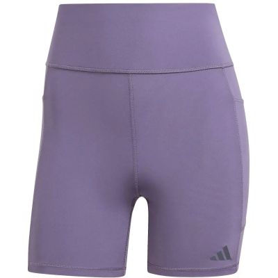 Damen Tights Own the Run kurze (Länge 5 Zoll) in lila