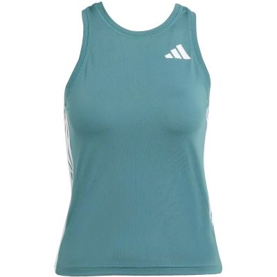 Damen Shirt Train Essentials 3-Streifen Workout in blau