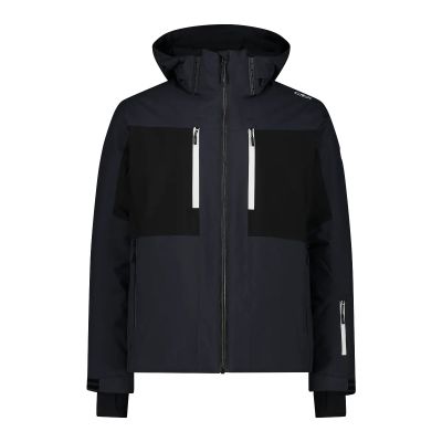 MAN JACKET ZIP HOOD in u423 antracite
