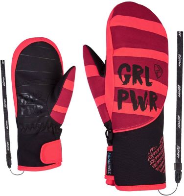 pink - AS(R) MITTEN Kinder PR wine GIRLS red.neon 801998 LIWANI - Artikelnummer: 308758 Handschuhe ZIENER glove - Handschuhe