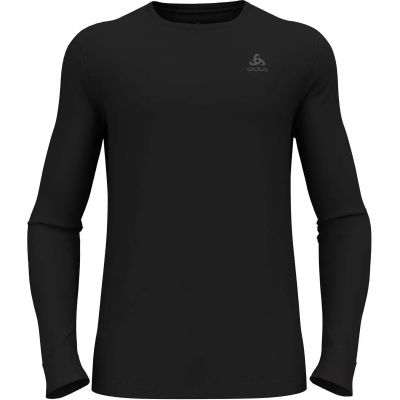 Herren Unterhemd BL TOP crew neck l/s MERINO 26 in schwarz
