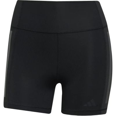 Damen Tight Optime 3-Streifen kurze (Länge 5 Zoll) in schwarz