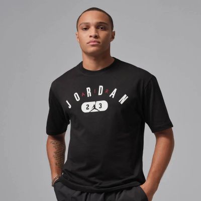 Herren Shirt M J CITY SS CREW in silber