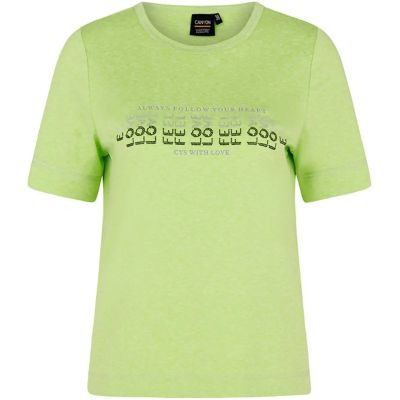 Damen Shirt T-Shirt 1/2 Arm in grün
