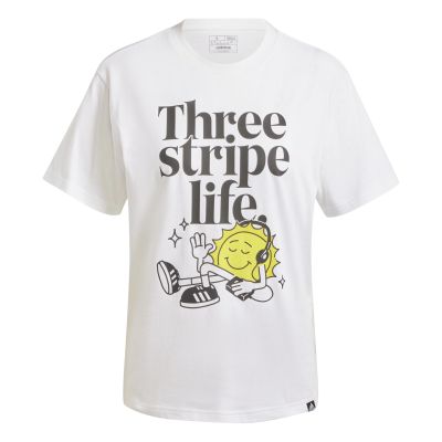 POSITIVITY GRAPHIC TEE in weiß