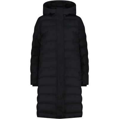 Damen Jacke WOMAN COAT FIX HOOD in schwarz