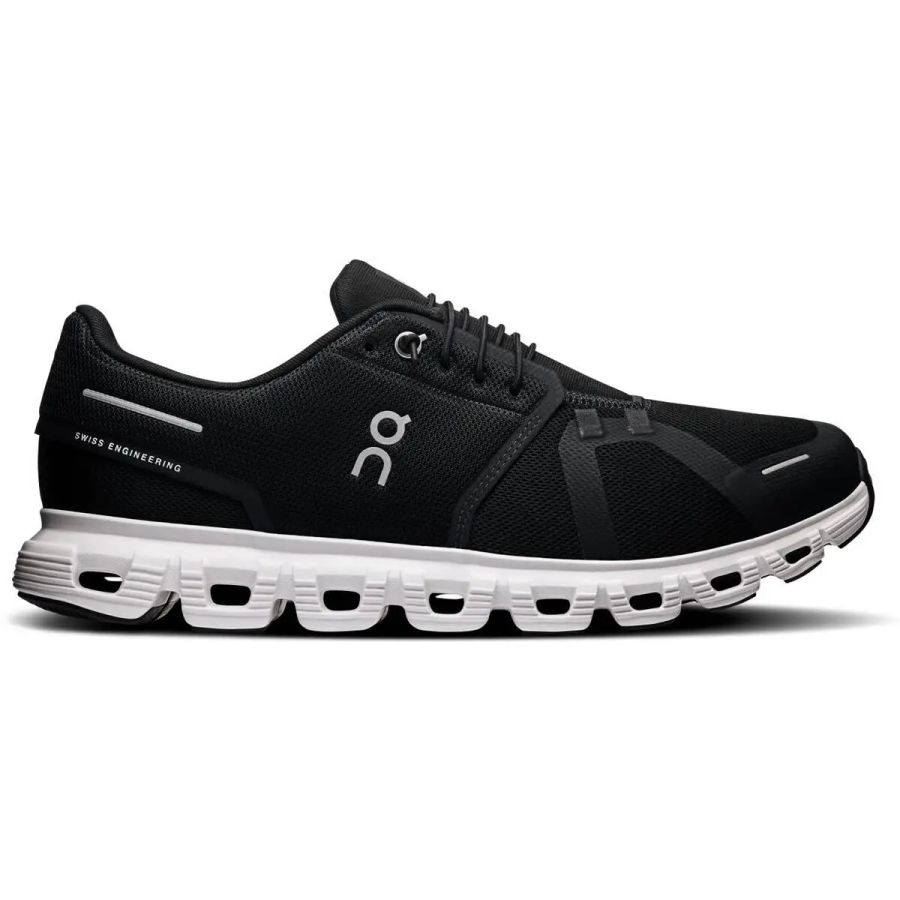 On Herren Schwarz Cloud 6 Sneaker In Und Weiß - Bild 7