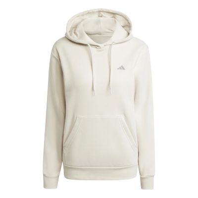 ESSENTIALS SMALL LOGO FEEL COZY HOODIE in beige
