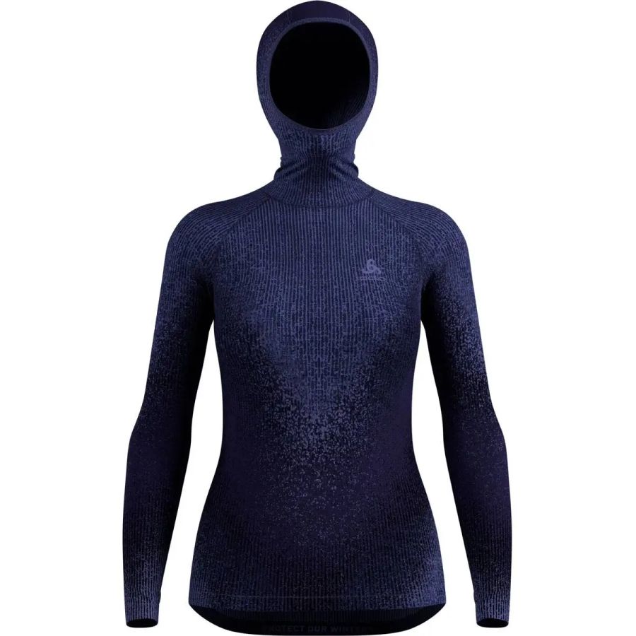 Odlo, Damen, Funktionsshirt, Blackcomb Eco Facemask (S), Violett, Blau - Bild 3