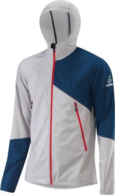 LÖFFLER Herren Funktionsjacke M HOODED JACKET AGILO AS in grau