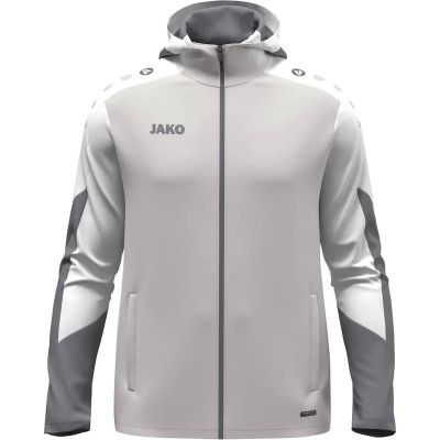 Herren Kapuzensweat Kapuzenjacke Dynamic in silber