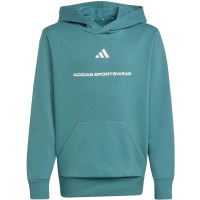 Kinder Kapuzensweat Boys Slogan Fleece Hoodie Kids in blau