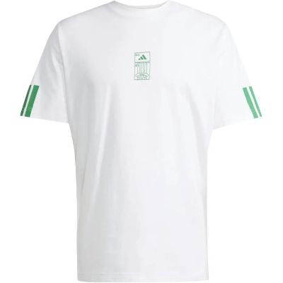 Herren Shirt Stadion Ticket Loose Fit Graphic in weiß