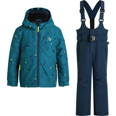 Kinder Anzug KK.-Anzug Toni III kds + Sucre V kds in 922 aop/blue petrol/navy
