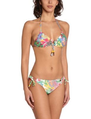 FLORAL bandeau bikini in 401 seashell