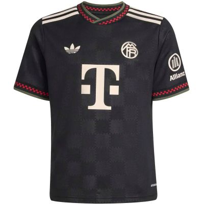 Kinder Trikot FC Bayern 25/26 Ausweichtrikot in schwarz