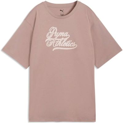 Damen Shirt GRAPHICS Relaxed Varsity Tee in pink