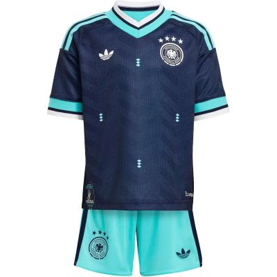 Kinder Fananzug Deutschland 26 Kids Auswärts in blau