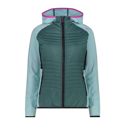WOMAN JACKET FIX HOOD HYBRID in 412 