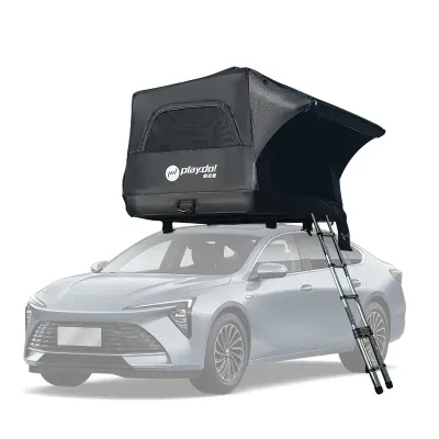 PLAY DO! aufblasbares Dachzelt Shell Castle in schwarz