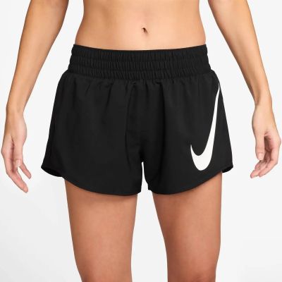 Damen Shorts W NK ONE SWSH HBR DF MR 3IN BR in schwarz