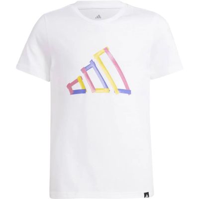 Kinder Shirt Tech Logo Graphic Kids in weiß