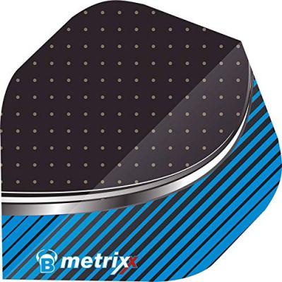 BULLS Dartpfeil BULL'S Metrixx Flights in 1 schwarz