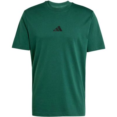 Herren Shirt Essentials Small Logo Single Jersey in grün